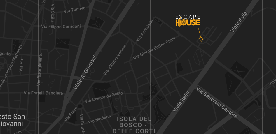Dove siamo - Escape House Milano